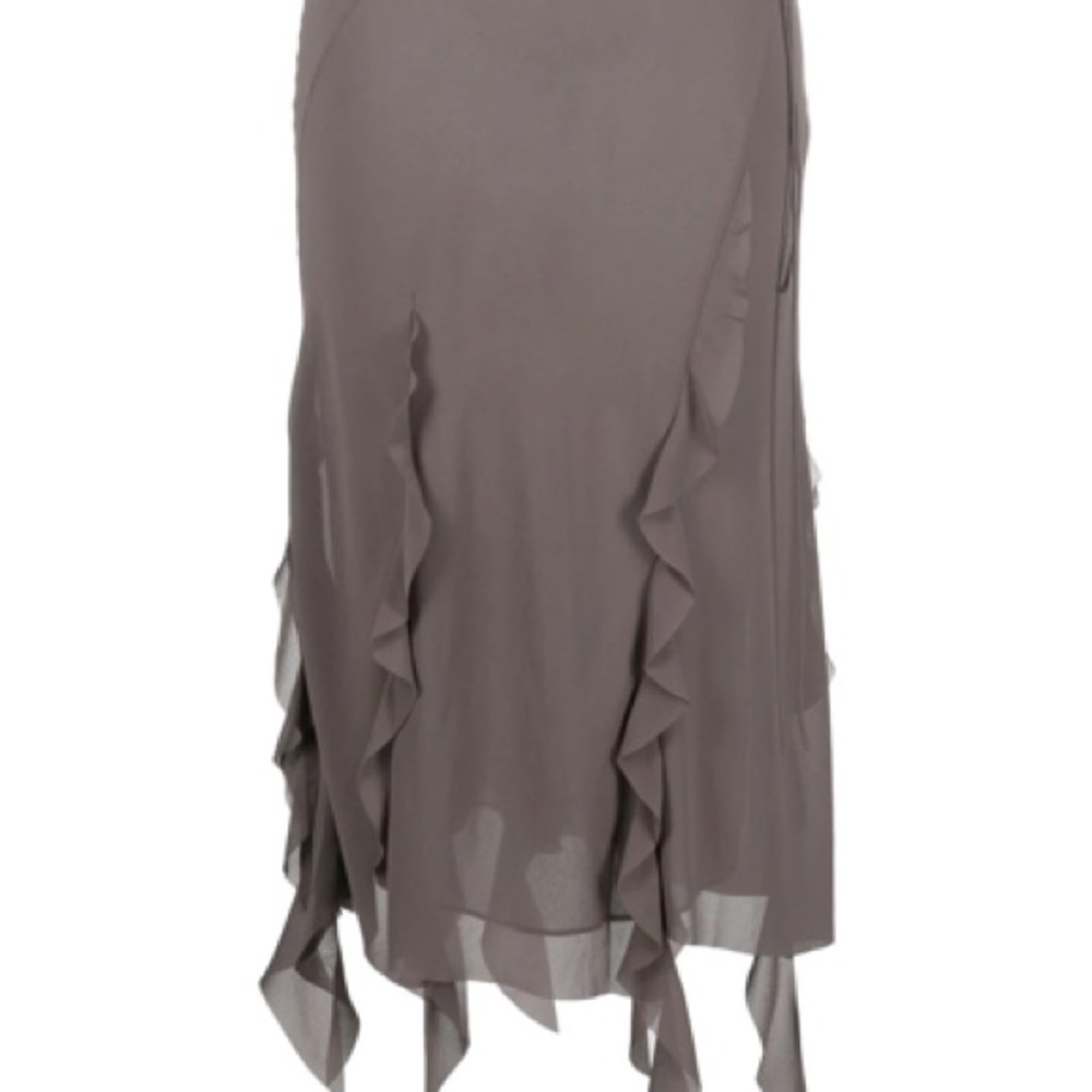 ACNE STUDIOS
Ruffle-trimmed Midi Skirt In Mud Grey
CAD $720